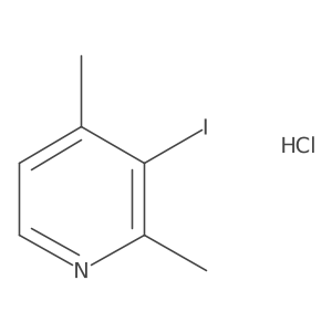 3-Iodo-2,4-dimethylpyridine hydrochloride Structure