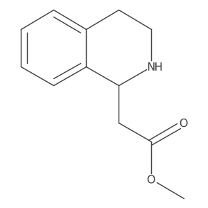 methyl 2-[(1S)-1,2,3,4-tetrahydroisoquinolin-1-yl]acetate Structure
