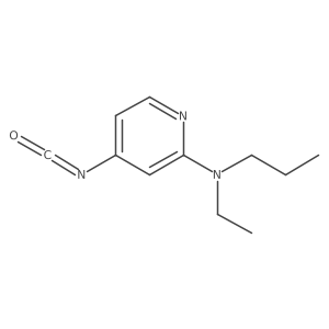 N-ethyl-4-isocyanato-N-propylpyridin-2-amine Structure