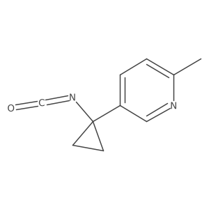 5-(1-Isocyanatocyclopropyl)-2-methylpyridine结构式