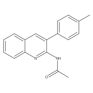 N-(3-(p-Tolyl)quinolin-2-yl)acetamide Structure
