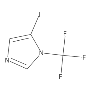 5-iodo-1-(trifluoromethyl)-1H-imidazole结构式