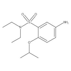 5-amino-N,N-diethyl-2-(propan-2-yloxy)benzene-1-sulfonamide Structure