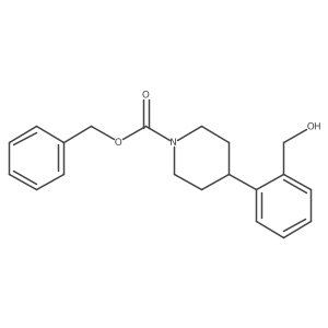 Benzyl 4-[2-(hydroxymethyl)phenyl]piperidine-1-carboxylate结构式