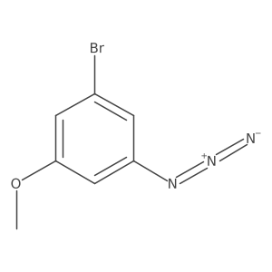 1-Azido-3-bromo-5-methoxybenzene结构式