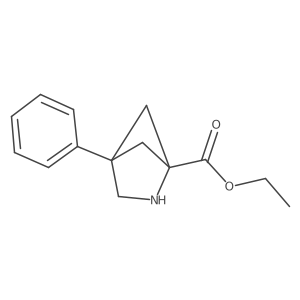 Ethyl 4-phenyl-2-azabicyclo[2.1.1]hexane-1-carboxylate Structure