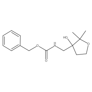benzyl N-[(3-hydroxy-2,2-dimethyloxolan-3-yl)methyl]carbamate Structure