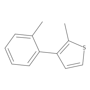 2-Methyl-3-(2-methylphenyl)thiophene结构式