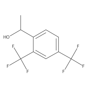 (S)-1-(2,4-Bis(trifluoromethyl)phenyl)ethanol Structure