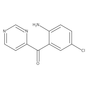 (2-Amino-5-chloro-phenyl)-pyrimidin-4-yl-methanone Structure