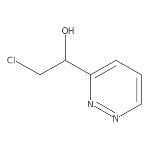 Alpha-(chloromethyl)-3-pyridazinemethanol Structure