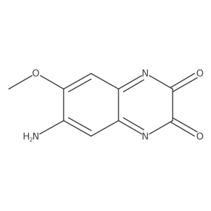 2,3-Quinoxalinedione, 6-amino-1,4-dihydro-7-methoxy-结构式