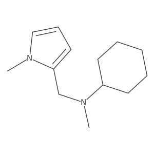 N-Cyclohexyl-N,1-dimethyl-1H-pyrrole-2-methanamine Structure