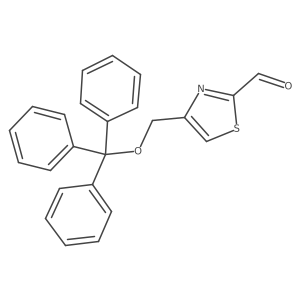 4-((Trityloxy)methyl)thiazole-2-carbaldehyde Structure