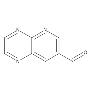 Pyrido[2,3-b]pyrazine-7-carboxaldehyde结构式