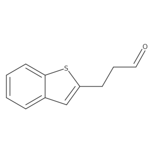 3-(1-Benzothiophen-2-yl)propanal Structure