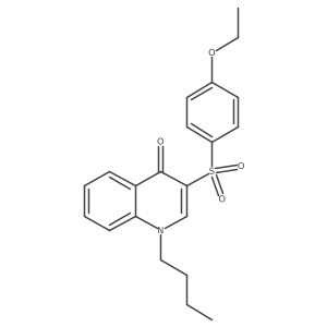 1-butyl-3-((4-ethoxyphenyl)sulfonyl)quinolin-4(1H)-one结构式