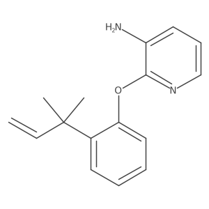 2-(2-(2-Methylbut-3-en-2-yl)phenoxy)pyridin-3-amine Structure