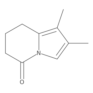 7,8-Dihydro-1,2-dimethyl-5(6H)-indolizinone结构式