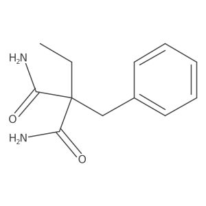 2-Ethyl-2-(phenylmethyl)propanediamide结构式