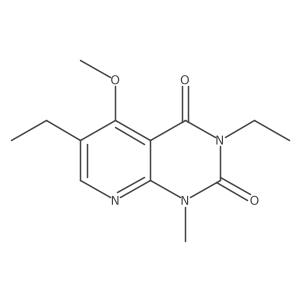 3,6-diethyl-5-methoxy-1-methylpyrido[2,3-d]pyrimidine-2,4(1H,3H)-dione结构式
