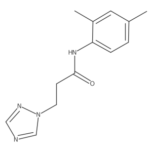N-(2,4-dimethylphenyl)-3-(1H-1,2,4-triazol-1-yl)propanamide Structure