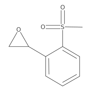2-(2-(Methylsulfonyl)phenyl)oxirane Structure