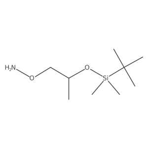 O-[2-[tert-butyl(dimethyl)silyl]oxypropyl]hydroxylamine Structure