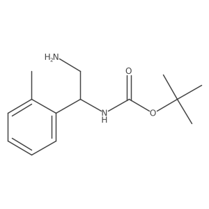 2-(Boc-amino)-2-(2-methylphenyl)ethanamine Structure