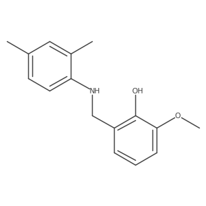 2-{[(2,4-Dimethylphenyl)amino]methyl}-6-methoxyphenol Structure