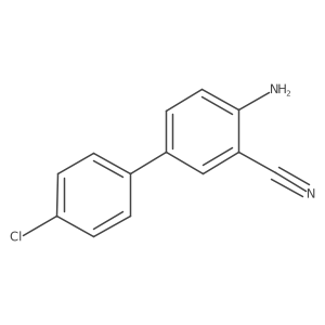 4-Amino-4'-chloro-biphenyl-3-carbonitrile Structure