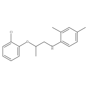 N-[2-(2-Chlorophenoxy)propyl]-2,4-dimethylaniline Structure
