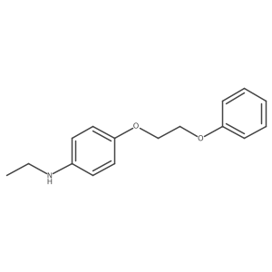 N-Ethyl-4-(2-phenoxyethoxy)aniline结构式