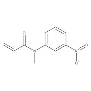 N-methyl-N-(3-nitrophenyl)acrylamide Structure