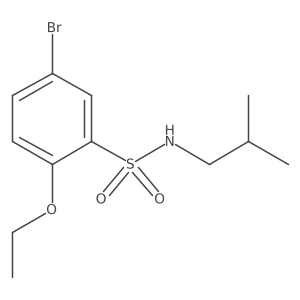 5-bromo-2-ethoxy-N-isobutylbenzenesulfonamide结构式