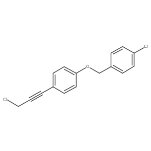 1-[(4-Chlorophenyl)methoxy]-4-(3-chloroprop-1-yn-1-yl)benzene Structure