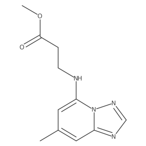 Methyl 3-((7-methyl-[1,2,4]triazolo[1,5-a]pyridin-5-yl)amino)propanoate Structure