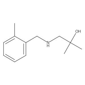 2-Methyl-1-{[(2-methylphenyl)methyl]amino}propan-2-ol Structure