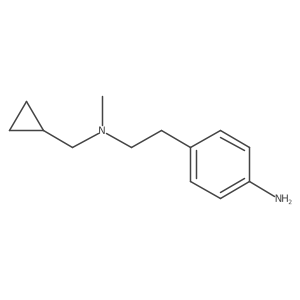 4-{2-[(Cyclopropylmethyl)(methyl)amino]ethyl}aniline结构式