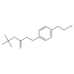 Tert-butyl [4-(2-hydroxyethyl)phenoxy]acetate结构式