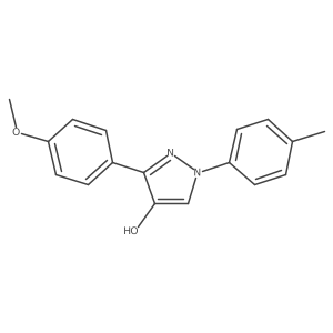 3-(4-Methoxyphenyl)-1-p-tolyl-1H-pyrazol-4-ol Structure