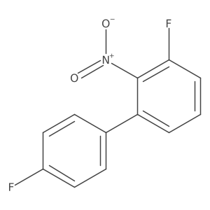 3,4'-Difluoro-2-nitro-1,1'-biphenyl结构式