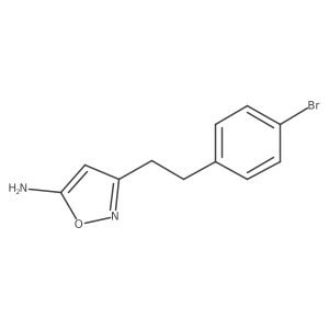3-[2-(4-Bromophenyl)ethyl]-1,2-oxazol-5-amine结构式