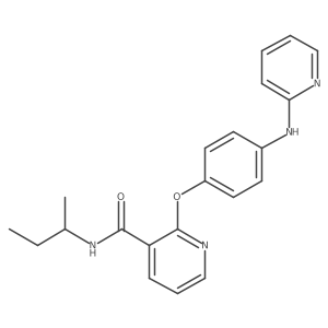 N-(1-Methylpropyl)-2-[4-(2-pyridinylamino)phenoxy]-3-pyridinecarboxamide结构式