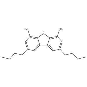 9H-Carbazole-1,8-diamine, 3,6-dibutyl-结构式