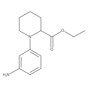 Ethyl 1-(3-aminophenyl)piperidine-2-carboxylate Structure