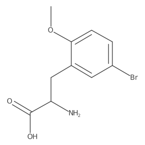5-Bromo-2-methoxy-L-phenylalanine Structure