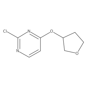 2-Chloro-4-(oxolan-3-yloxy)pyrimidine Structure