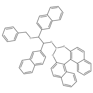 4-(2-(Benzyloxy)-1,2-di(naphthalen-2-yl)ethoxy)dinaphtho[2,1-d:1',2'-f][1,3,2]dioxaphosphepine结构式
