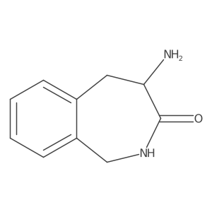 (S)-4-Amino-4,5-dihydro-1H-benzo[c]azepin-3(2H)-one Structure